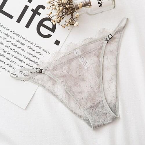 Lace Panties Women Plus Size Hollow Bowknot Low Waist Briefs Panties Underwear Low waist without trace Briefs majtki damskie