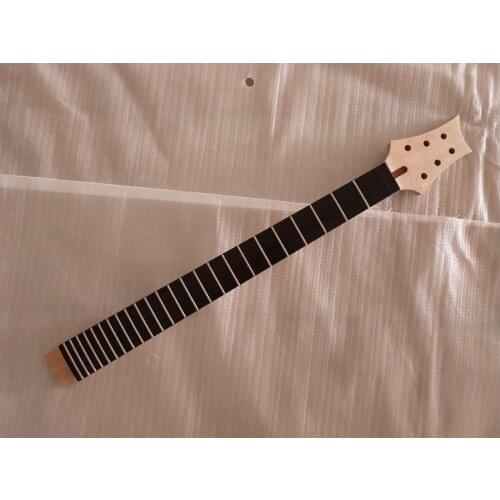 1pcs Unfinished mahogany 24 fret PRS style guitar neck ebony fingerboard