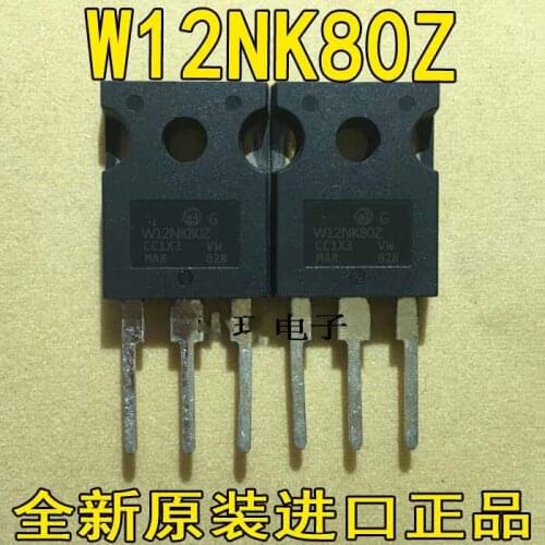 10pcs STW12NK80Z W12NK80Z TO-247 12NK80Z MOS field effect tube 12A/800V high power 100% brand new original