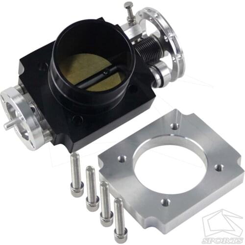 Alloy Aluminum Universal CNC Billet Intake Throttle Body 65mm 2.5"inch Racing