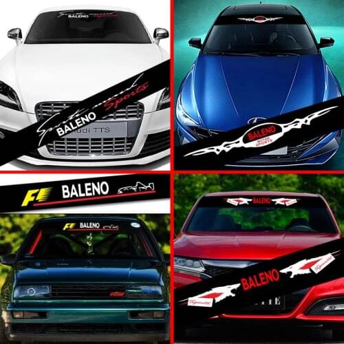 Car Sticker Styling Decoration Decals Car Front Windshield Prevent Sunlight Reflection For Suzuki Baleno Accessories