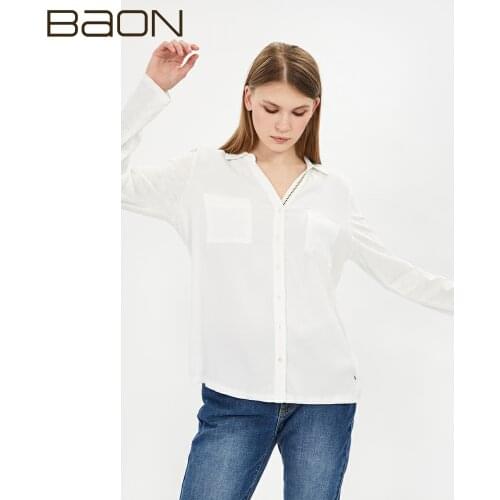 Женские трикотажные рубашки BAON China At AliExpress