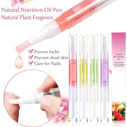 Free Shipping Nail cuticle Oil 5ml Nail Nutrition Oil Pen 14 Tastes Cuticle Revitalizer Oil