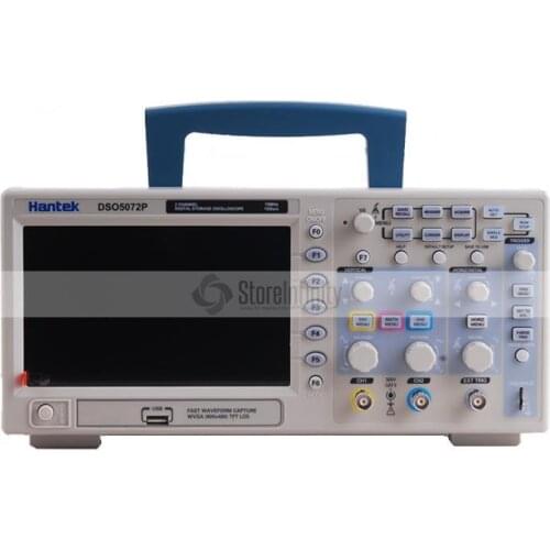 NEW Hantek DSO5072P Digital Oscilloscope 70MHz 1GSa/s 7.0-inch WVGA(800x480)
