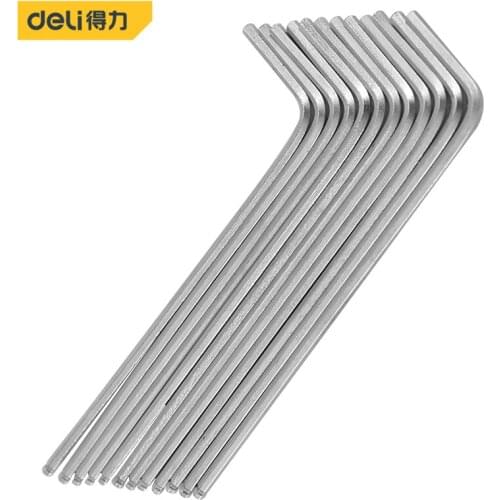 Deli Screwdriver Ball-End Hex Allen Wrench Coding Wear-resisting Anticorrosion L-Type Allen Spanner Automobile Repair Tool