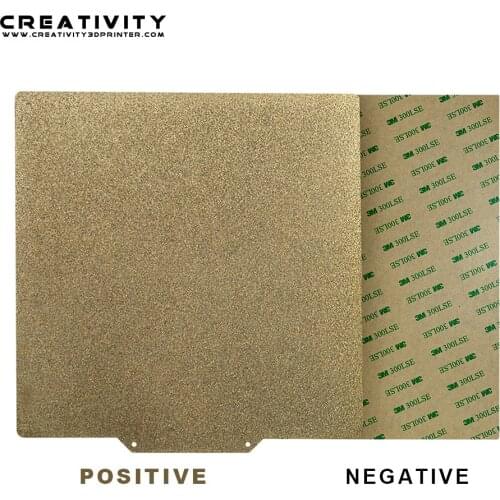 Double Sided Textured And Smooth PEI Powder Coated Spring Steel Sheet Heat Bed magnetic heat bed For Prusa i3 Mk3 3D Printer