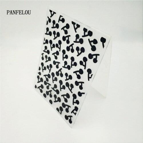 HOT plastic Cherry craft card making paper card album wedding decoration clip Embossing folders