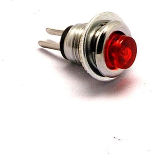 Miniature switch reset button ds-101 8mm red no lock switch (5pcs)