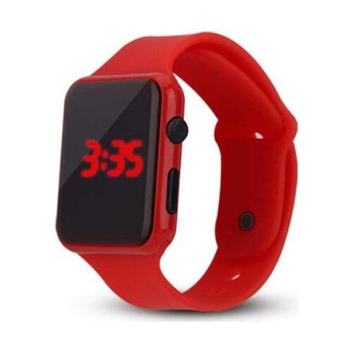 Fashion LED Watch Red Boy Girl Student Watches Electronic Electricity Supplier reloj hombre relogio feminino zegarek damski 2019