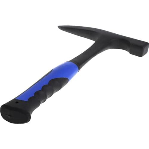 Rock Pick With Flat Tip Shock Reduction Grip Geological Stratigraphic Hammer 6XDD