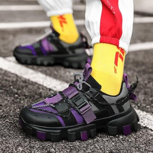 Mens Sports Shoes Running Athletic Sneakers Breathable Outdoor Gym Fitness Trainers Male Lace Up Comfortable Chunky Dad Shoes