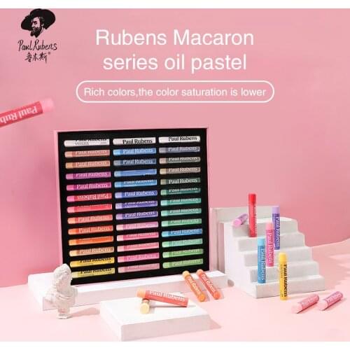 Paul Rubens Artist Professional Painting Oil Pastel Macaron 36 Colors Set Graffiti Soft Pastel Drawing Pen for Art Supplies