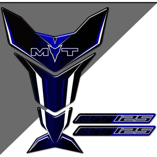 Tank Pad For Yamaha MT-125 MT 125 MT125 Stickers Protective Decal Emblem Badge Logo Knee Kit 2014 2015 2016 2017 2018 2019 2020