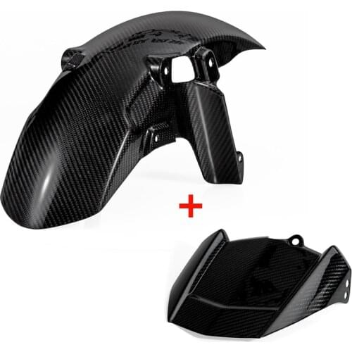 New 100% Real Carbon Fiber Motorcycle Front Fender & Rear Fender Mudguard Hugger For YAMAHA XSR900 XSR 900 2017 2018 2019 2020