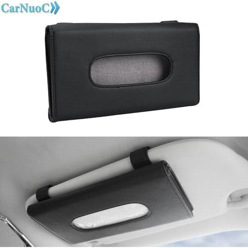 Car Sun Visor Holder Tissue Box car Seat Back Paper pocket Auto Organizer bag Accessories for BMW audi vw Ford Lada opel volvo