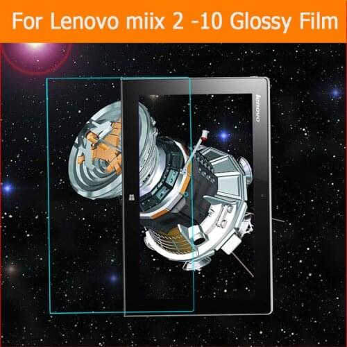 Clear HD Glossy screen protector film For lenovo Miix2 10-ZTH 10.1" tablet pc front HD film Lcd films with clean cloth