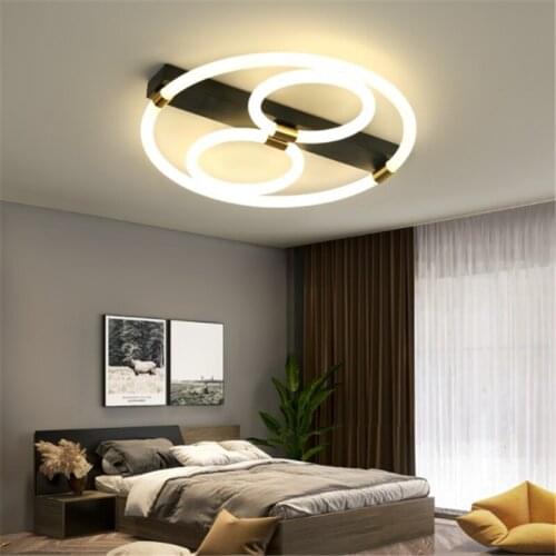New Modern Led Chandelier Lights For Living Room Bedroom kitchern Home chandelier Nordic Led Chandelier Circle Lighting Lamp