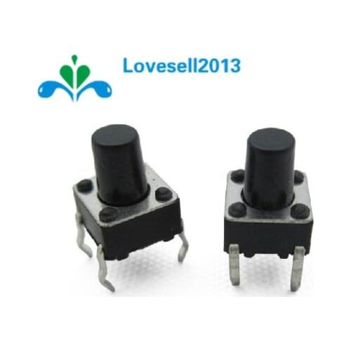 20Pcs Tactile Push Button Switch Tact Switch 6X6X8mm 4-pin DIP