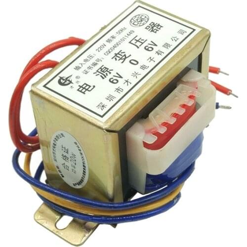 EI57 transformer 20W/VA 220V to 6V/9V/12V/15V/18V/24V/Dual AC power supply Dual voltage (output three wires)