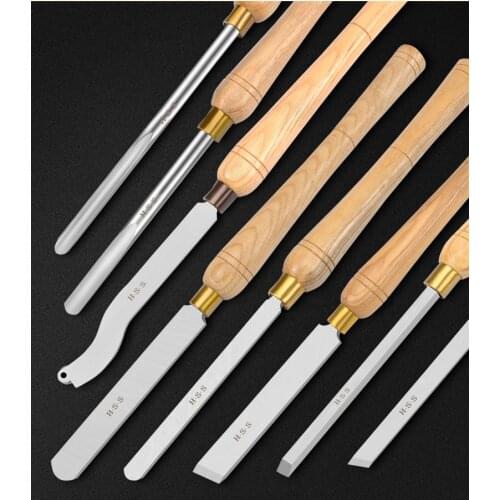 High Speed Steel Lathe Hardwood Knife Woodworking Lathe Knife Handheld Embryo Cutter HSS Wood Turning Tool