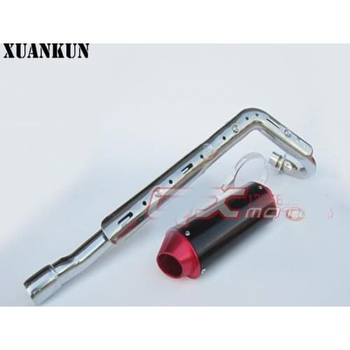 XUANKUN CRF50 CR50 Off - Road Motorcycle Accessories Modified CNC Exhaust Pipe Kit