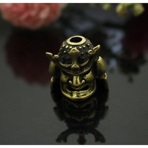 1PC Japanese Samurai Warrior Knife Beads Lanyard Pendant Paracord Survival Bracelet Rope DIY EDC Decorative Accessories Pendant