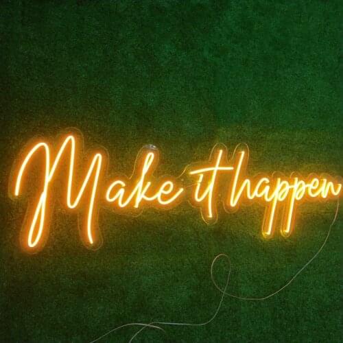 2021 Custom Neon Sign letters for shop cafe room decoration neon light