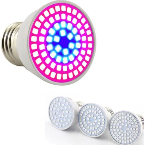 3W 4W 5W LED Grow Light E27 Plant flower Growing Lamp Bulb indoor greenhouse For Hydroponic Vegetable System growth