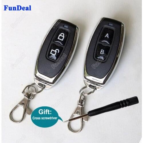 433Mhz Wireless RF Remote Control Transmitter For Garage Gate Door controller smart home Alarm 433 Mhz Receiver included Battery