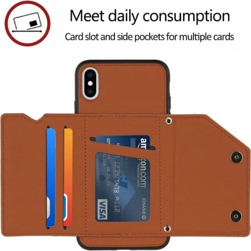 Phone Cover For iPhone 12 Pro Mini 11 8 7 Plus X XR XS Max SE 2020 Flip Leather Magnetic Kicstand Card Shock Proof Holder Case