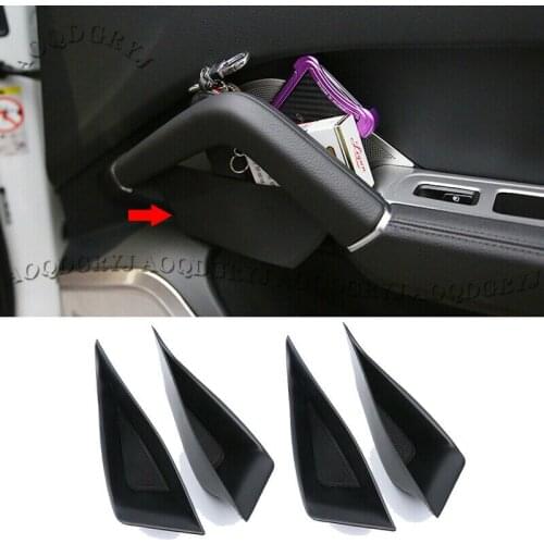 For Porsche Cayenne 2018-2021 Black Plastic Car Door Storage Box Container Holder Car modification Auto parts