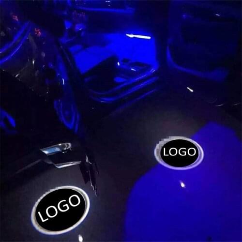 JXF Car Lights Signal Decorative Lamp Accessories 5W LED Logo Ghost Shadow Projector Laser Door Warning universal 3D