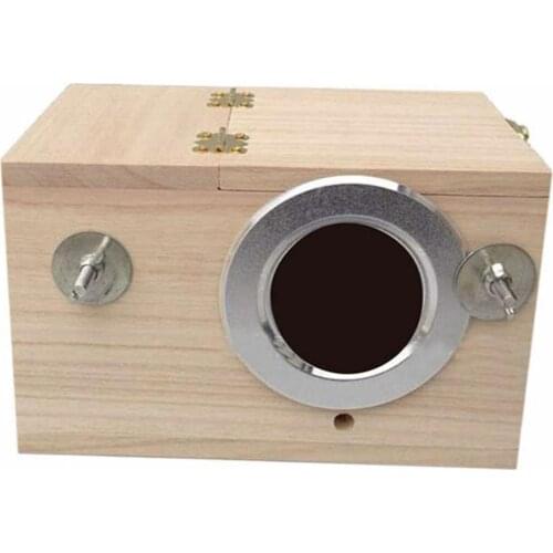 Wooden Bird Cage Breeding Box Nesting Boxes Hatching Cage for Parakeet Budgies Cocktail Finch Lovebird Parrot Bird Box Birdhouse