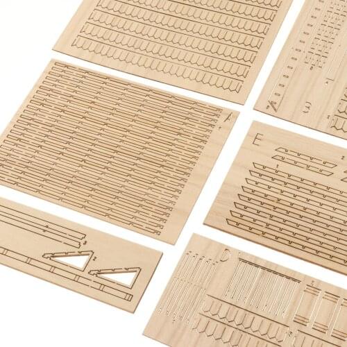 DIY Building 3D Puzzle Unassembled Wood Ruins Architecture 1/35 War Diorama