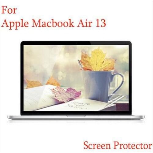 HRH Hot Selling Fashionable Slim 100PCS LCD High Clear Screen Protector Film Guard Cover Skin For Macbook Air 13.3" A1466 A1369