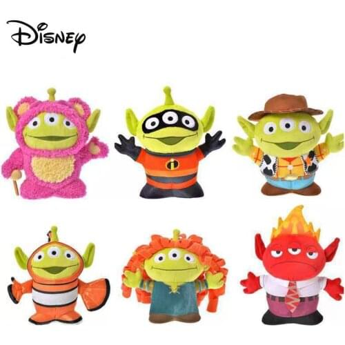 Disney Toy Story Cosplay Three Eyes Woody Princess Stuffed Plush Cartoon Doll Pendant Key Chain Kid Boy Christmas New Year Gifts