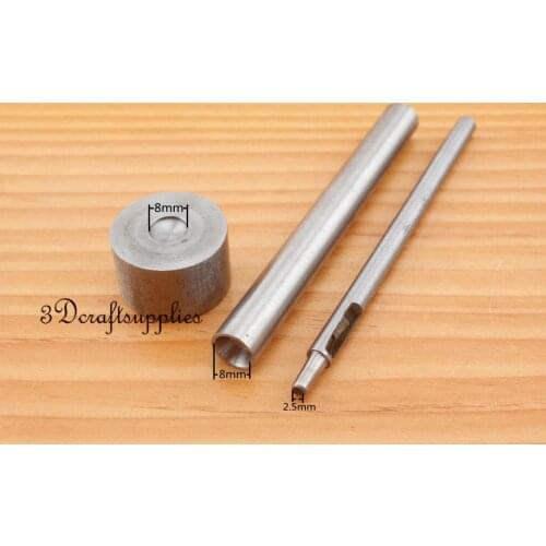 Rivets setting tools purse feet Stick Rivet Installation Tool Barrel 8 mm S102