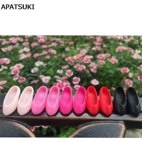 Colorful Cat Heel Shoes For Blythe Dolls Blyth 1/6 Fashion Shoes For Licca Doll Mini Shoes For Momoko 1/6 BJD Doll Accessories