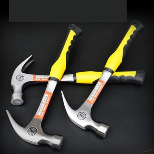 Hot sale Round head rubber handle Magnetic claw hammer For woodworking and Electronic tool, Woodworking tool