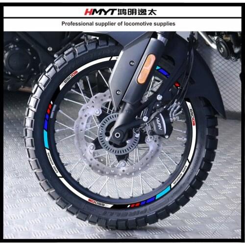Motorcycle Wheel Stickers One Set for Loncin Voge 650ds Modification Personality Waterproof