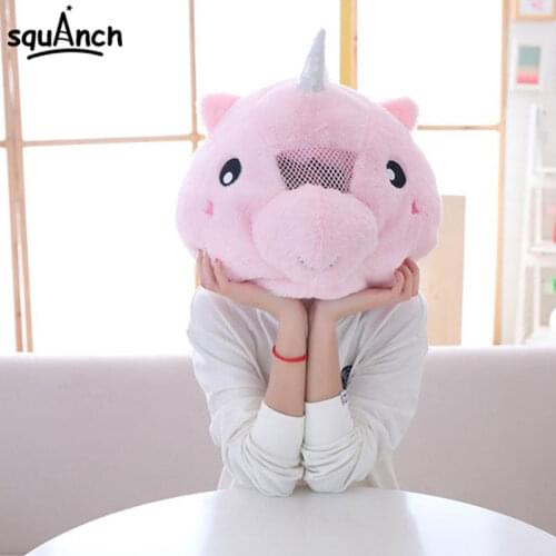 Cartoon Animals Hats Dinosaur Shark Funny Cute Kawaii Headgear Women Men Adult Halloween Christmas Party Prop Winter Wear