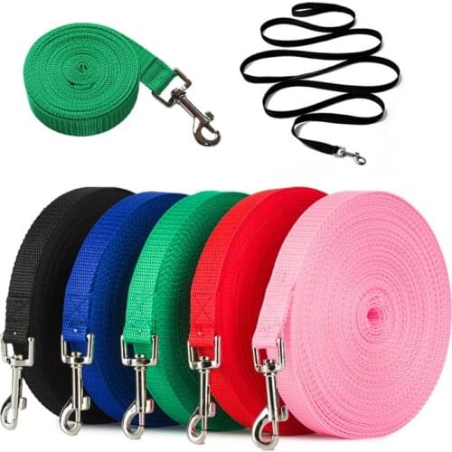 Pet Dog Leash Nylon Leash For Small Medium Dogs Cats Puppy Walking Running Leashes Lead Pet Supplies-1.5M 1.8M 3M 6M 9M Length