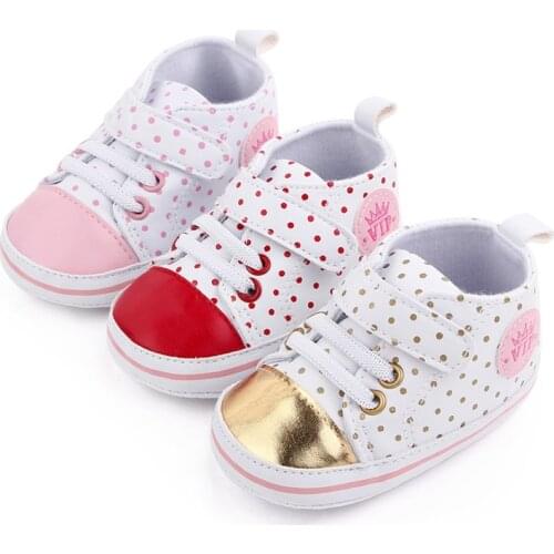 New Autumn Baby Girls Shoes Soft Sole Antislip Infant PU First Walkers Sneaker Newborn Toddlers Casual Shoes 0-18M