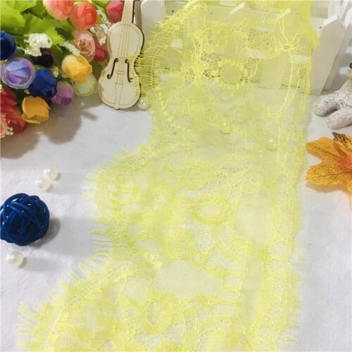 NX1006 width 14cm Instretchable Elastic and Eyelash Lace