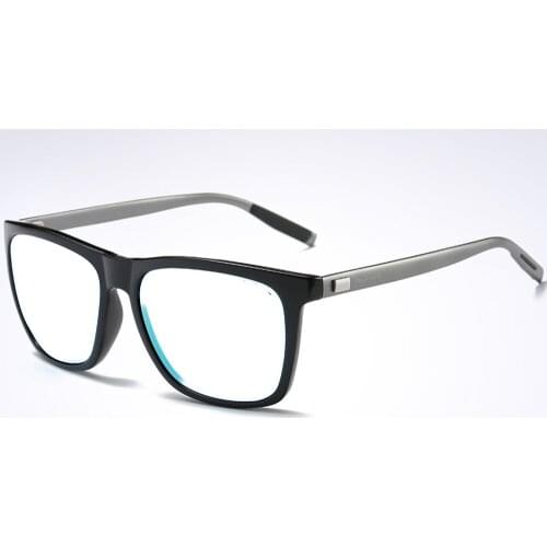 Al-mg Alloy Legs Square Oversized Men Reading Glasses +0.75 +1 +1.25 +1.5 +1.75 +2 +2.25 +2.5 +2.75 +3 +3.25 +3.5 +3.75 +4 To +6