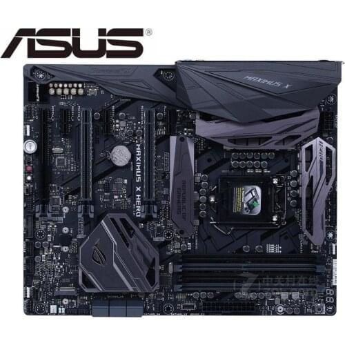 Original motherboard for for ASUS ROG MAXIMUS X HERO DDR4 LGA 1151 USB2.0 USB3.0 USB3.1 64GB Z370 USED Desktop motherborad