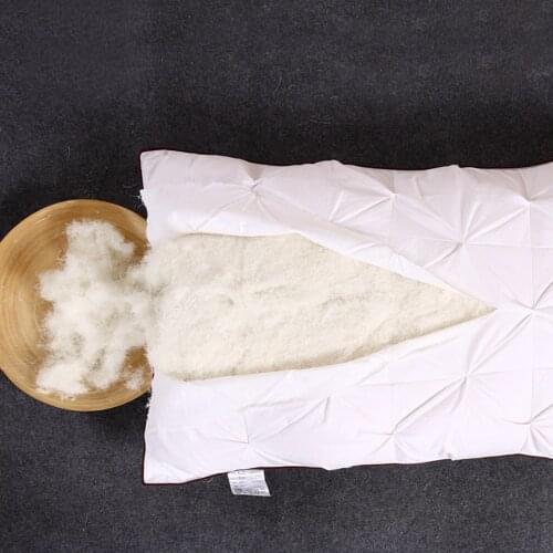 White Goose Down Pillow High-grade Five Star Hotel Feather Pillow Adult Orthopedic Neck Pillows With 100% Cotton Cover