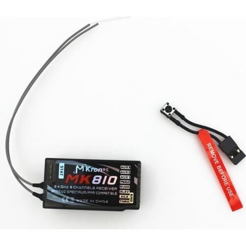 AR8000 MK810 2.4GHz 8CH RC Receiver RX DSM2 DSMX Receiver Support SPEKTRUM DX6e DX6i DX7 DX8 DX9 JR WALKERA Transmitter