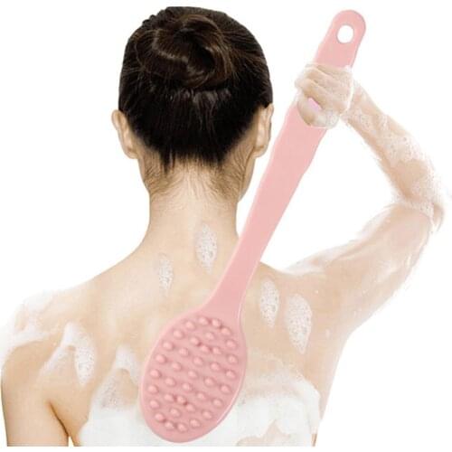 Manual Long Handle SPA Bath Exfoliating Brush Body massage SPA Shower Brush Body Shower Back Massage Scrubber