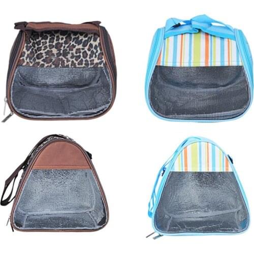 Outdoor Mesh Carrier Hamster Bag Pet Travel Bags Portable Breathable Small Hedgehog Hamster Mouse Carry Pouch Carrier Sleep Bag